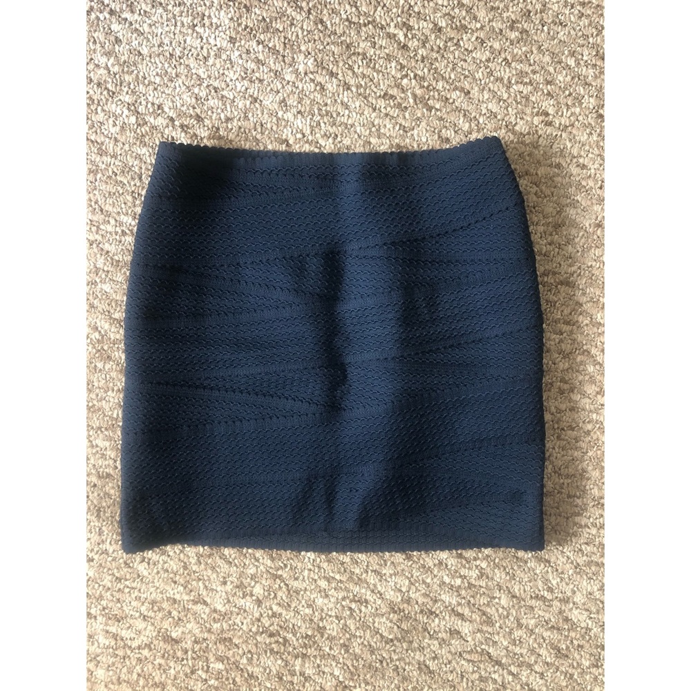 Navy skirt